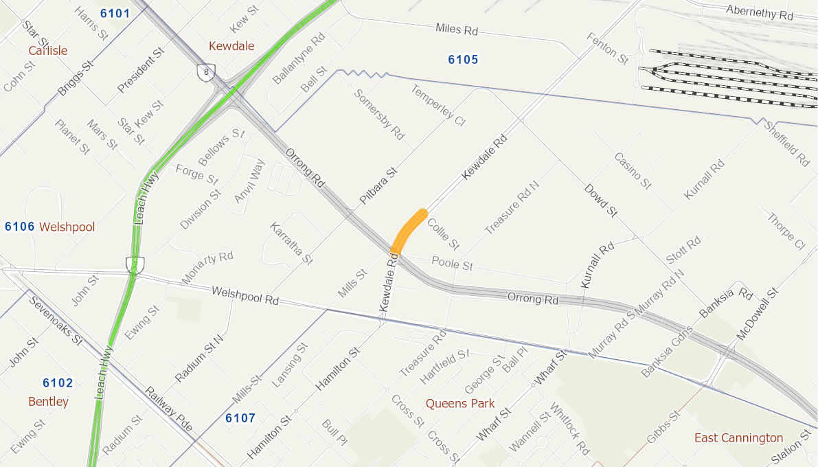 Kewdale Road 05086713WARTR Infrastructure Investment Program