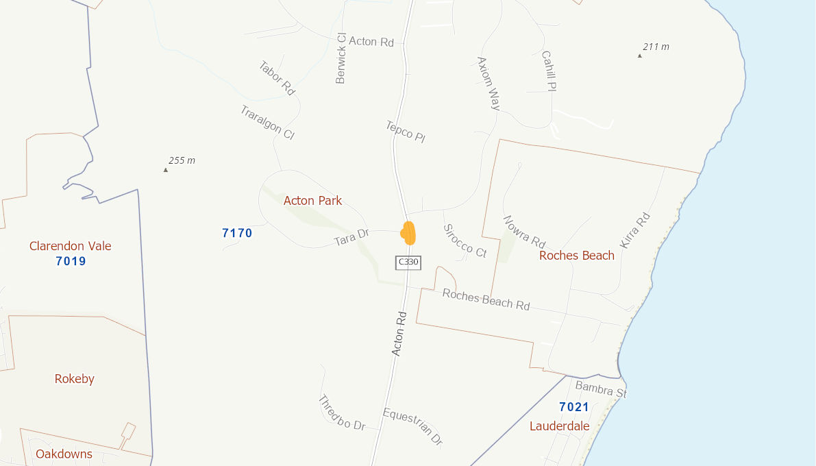 Acton Road Tara Drive ACTON PARK 05169814TASBS Infrastructure