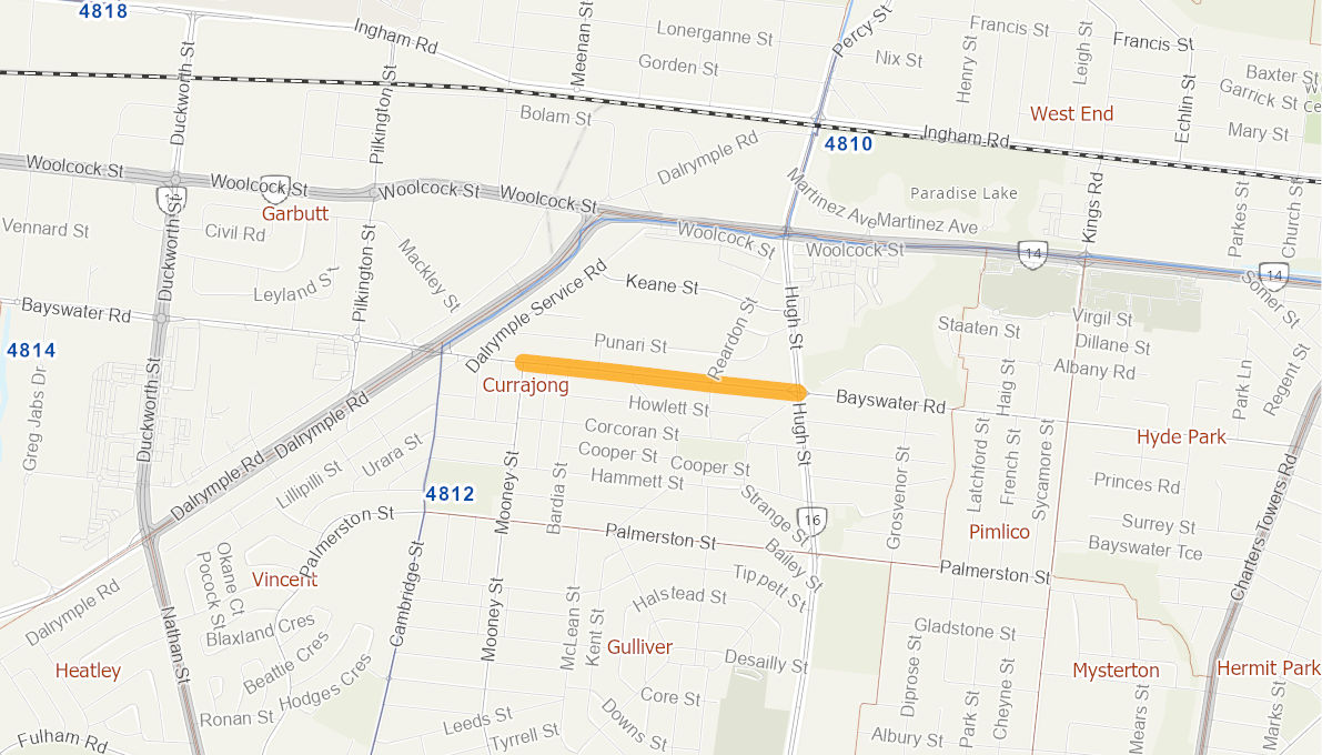 Bayswater Road (Townsville) 05371714QLDRTR Infrastructure