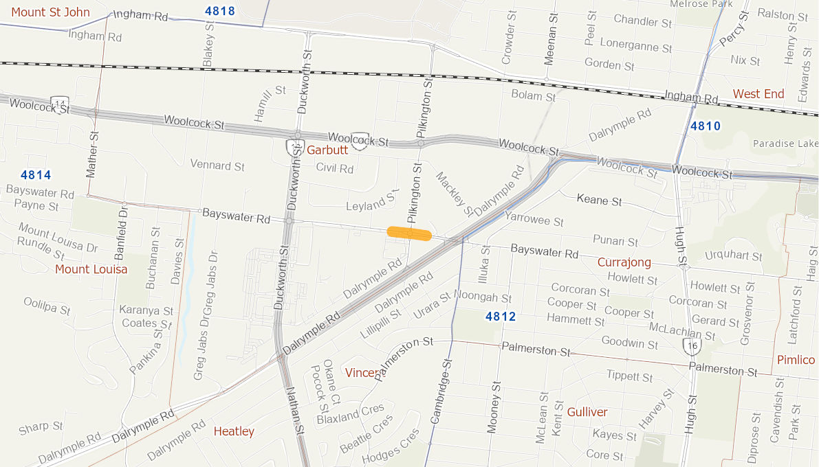 Bayswater Road (Townsville) 05371814QLDRTR Infrastructure