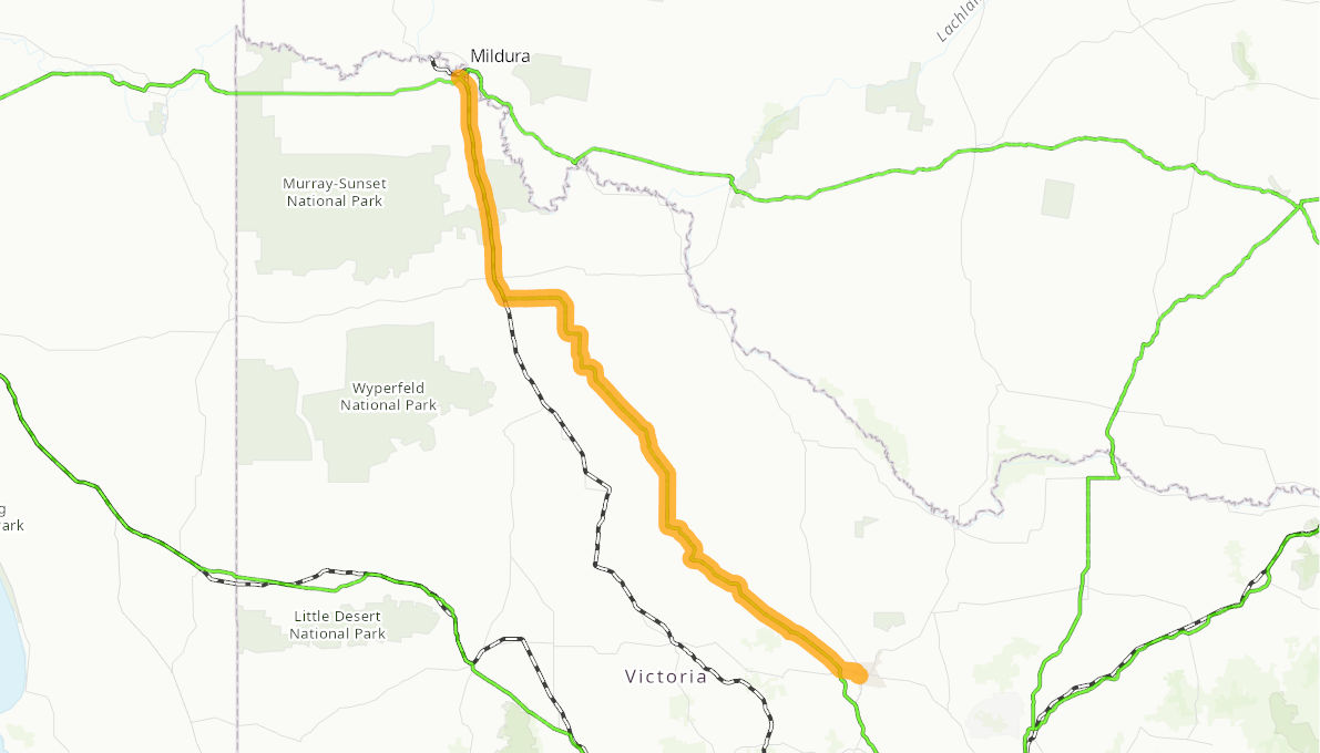 Calder Highway Bendigo to Mildura Upgrade Infrastructure Investment