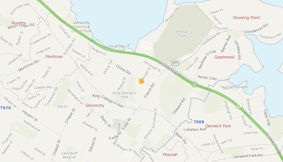 Grove Road Constance Avenue and Arnold Street GLENORCHY 068729