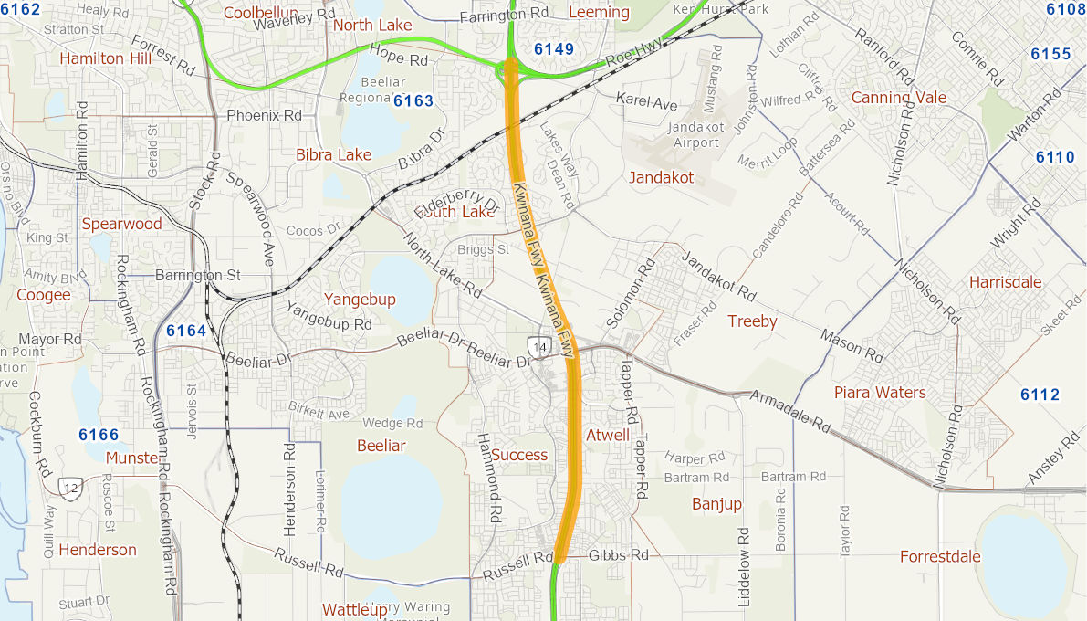 Kwinana Freeway Russell Road to Roe Highway Widening (Northbound