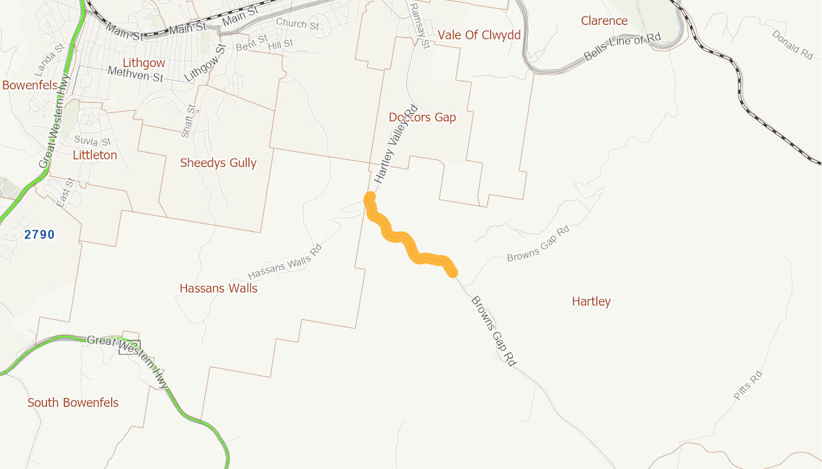 Browns Gap Road Lithgow 09289717NSWRTR Infrastructure