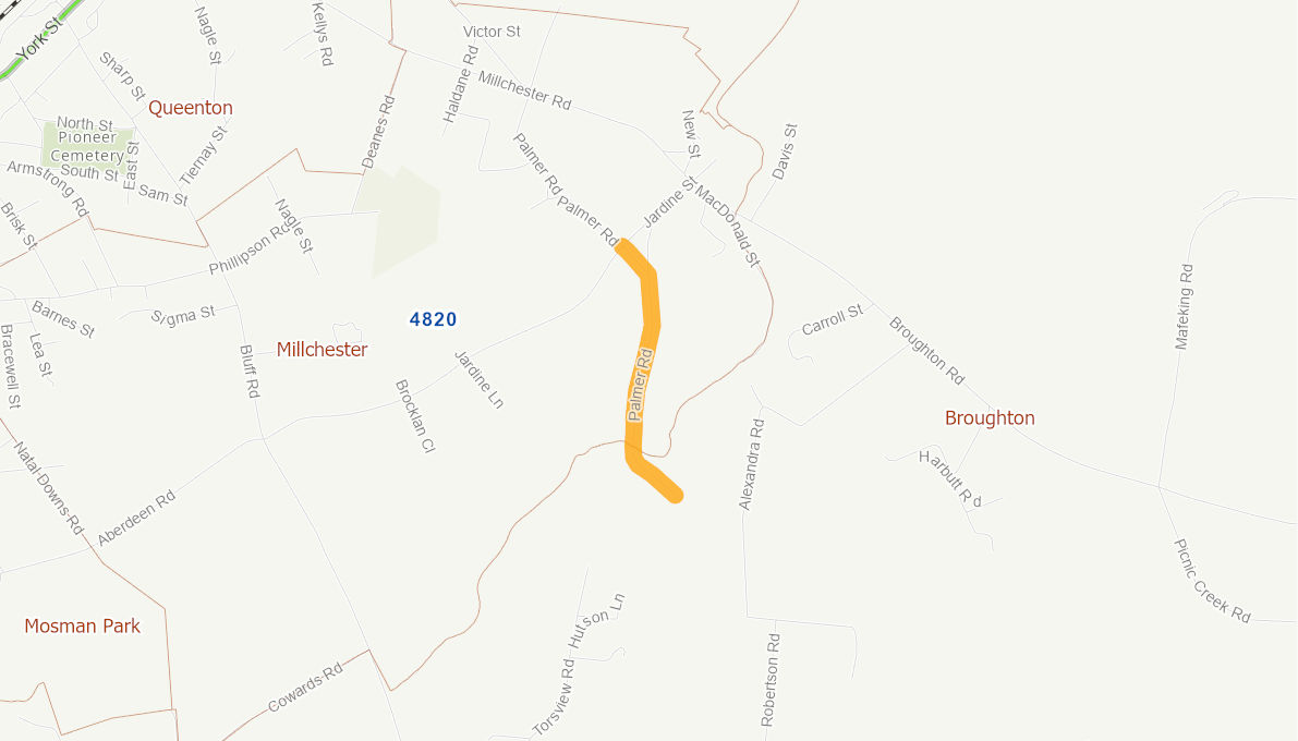 Palmer Road, Charters Towers 09369017QLDRTR Infrastructure