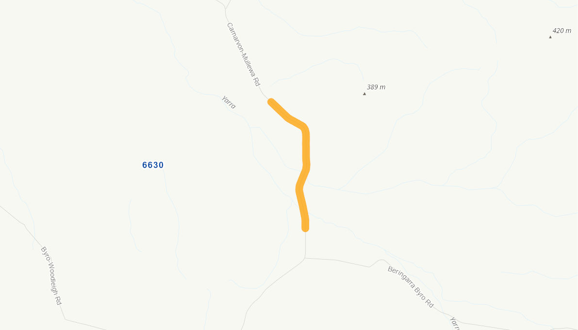 Carnarvon Mullewa Road (Rural Road) 09451517WARTR Infrastructure