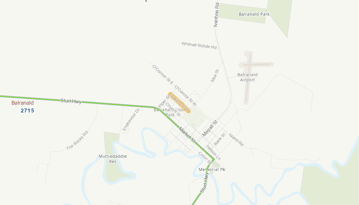 Dowling Street, Balranald 09492717NSWRTR Infrastructure