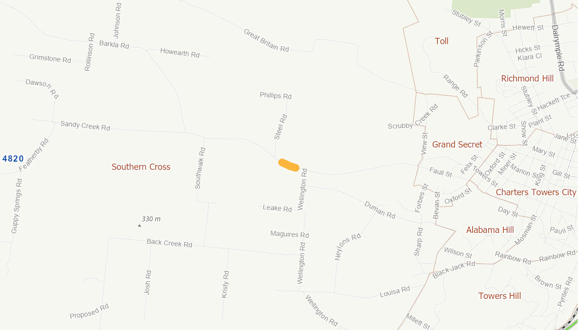 Sandy Creek Road, Charters Towers 09584017QLDRTR Infrastructure Investment Program