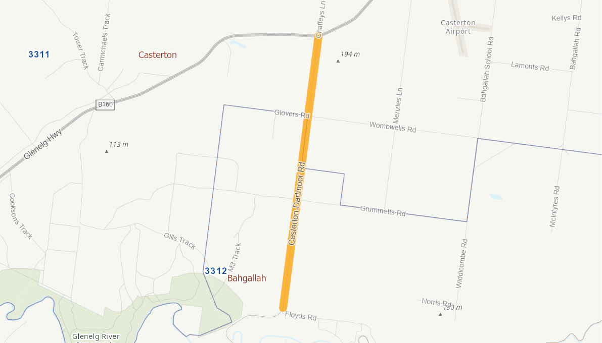 Casterton Dartmoor Road, Bahgallah 09602117VICRTR Infrastructure