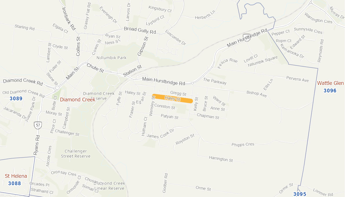 Haley Street, Diamond Creek 09636917VICRTR Infrastructure