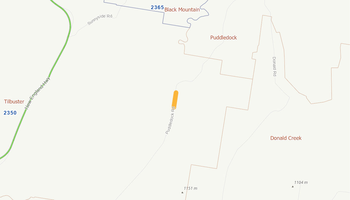 Puddledock Road, Tilbuster 10088018NSWRTR Infrastructure