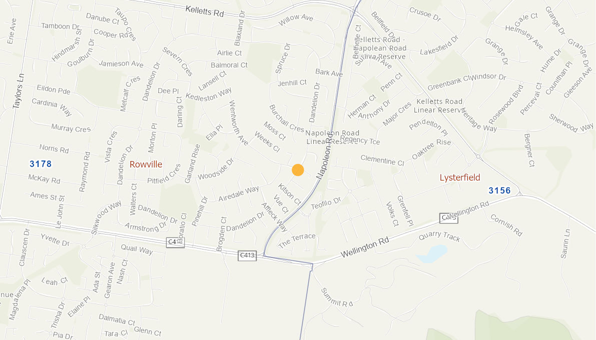 Wentworth Avenue from Dandelion Drive ROWVILLE 10104919VICBS