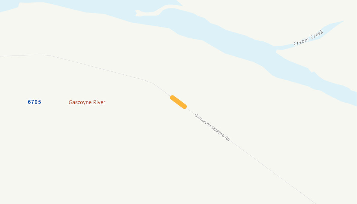 CarnarvonMullewa (Rural Road) 10181219WARTR Infrastructure