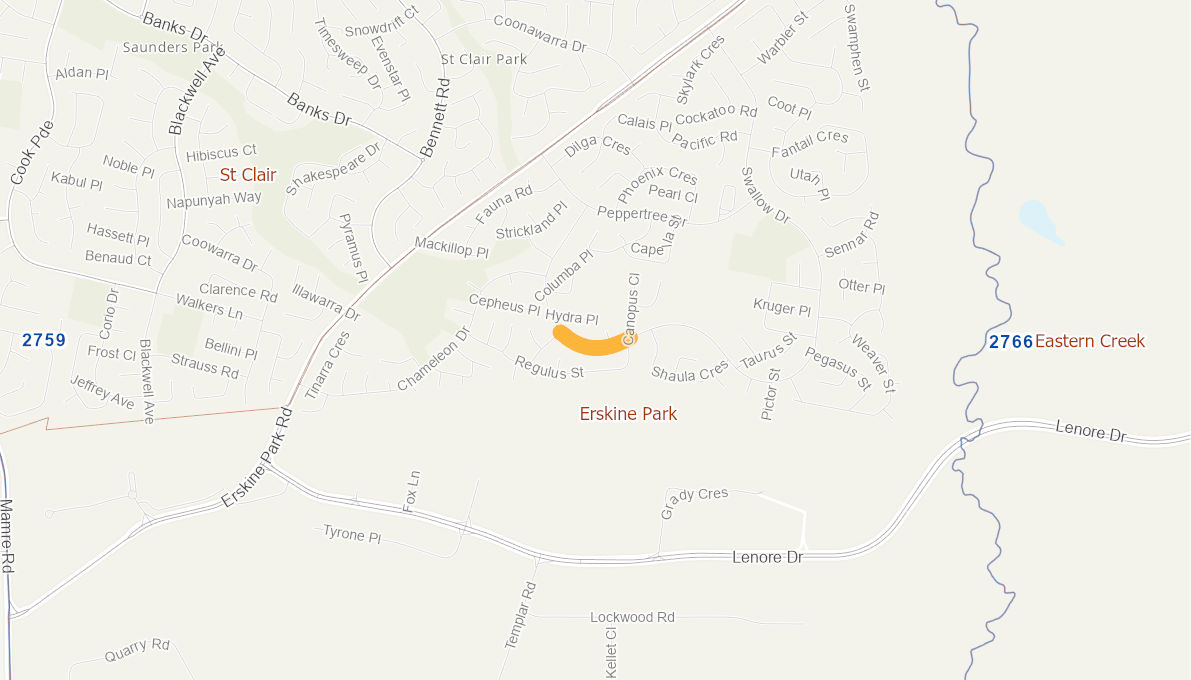 Swallow Drive, Erskine Park 10243519NSWRTR Infrastructure