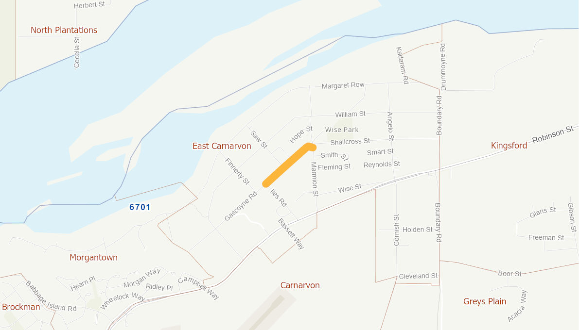 Gascoyne Road, Carnarvon 10275919WARTR Infrastructure Investment