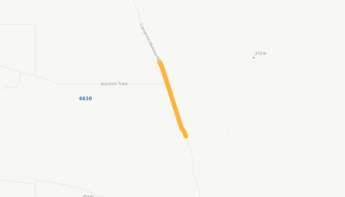 CarnarvonMullewa Road (Rural Road) 10372619WARTR Infrastructure
