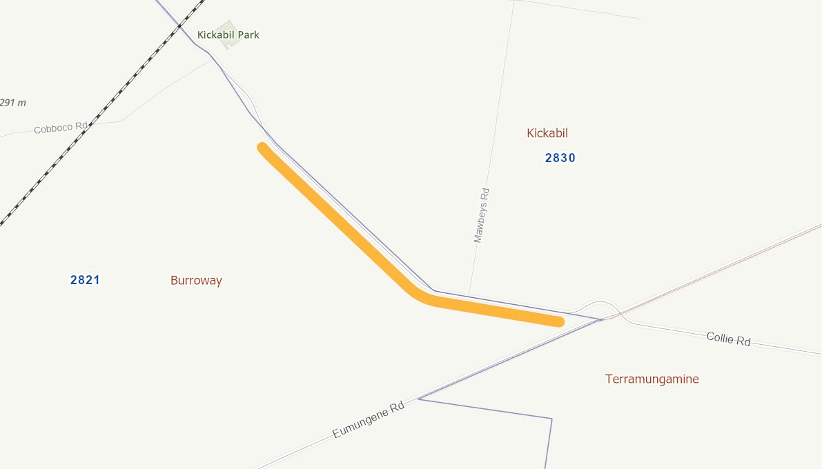 Dubbo Collie Road (Rural Road) 10594019NSWRTR Infrastructure