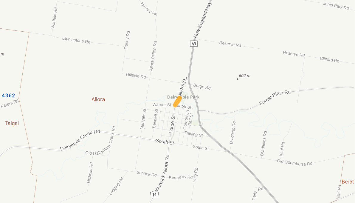 Forde St Allora (Rural) 10616819QLDRTR Infrastructure Investment