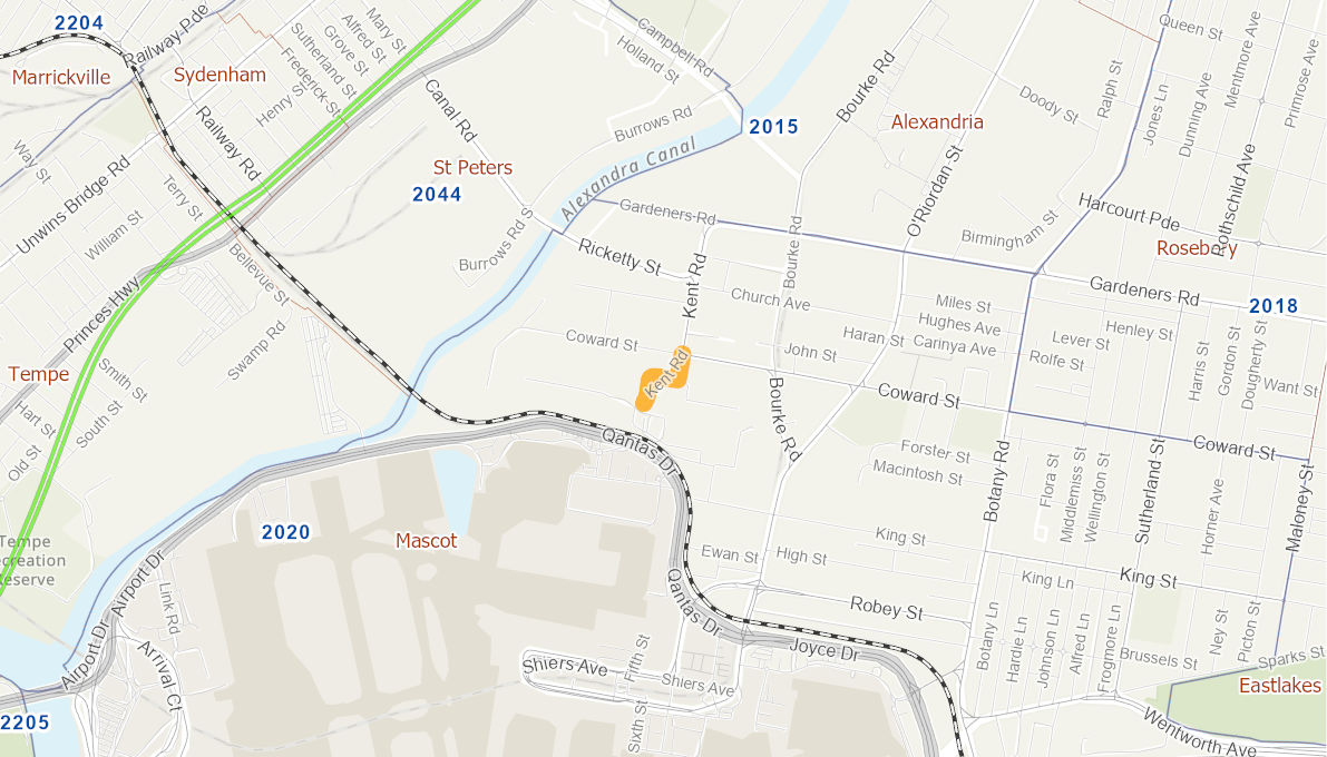 Kent Road, Mascot 10628919NSWRTR Infrastructure Investment Program