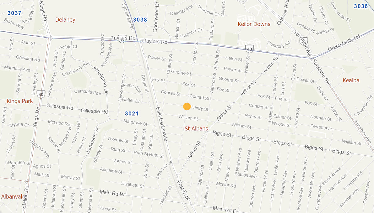 Theodore Street Henry Street ST ALBANS 10655120VICBS Infrastructure Investment Program