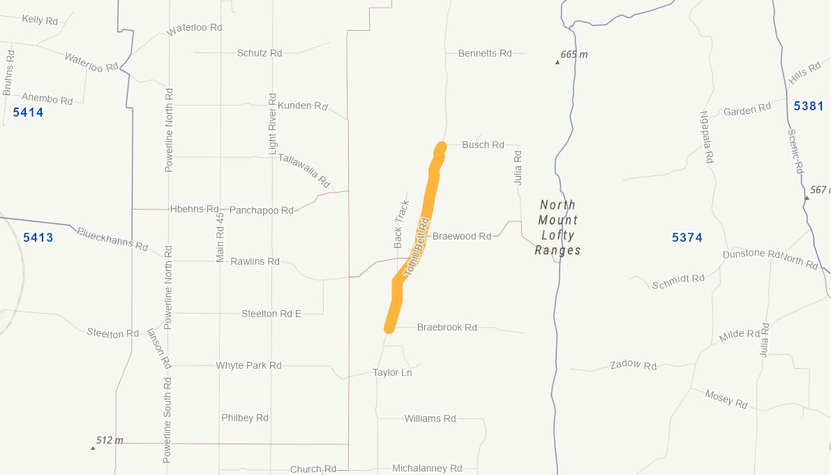 Tothill Belt Road, Tothill Creek 11081420SARTR Infrastructure