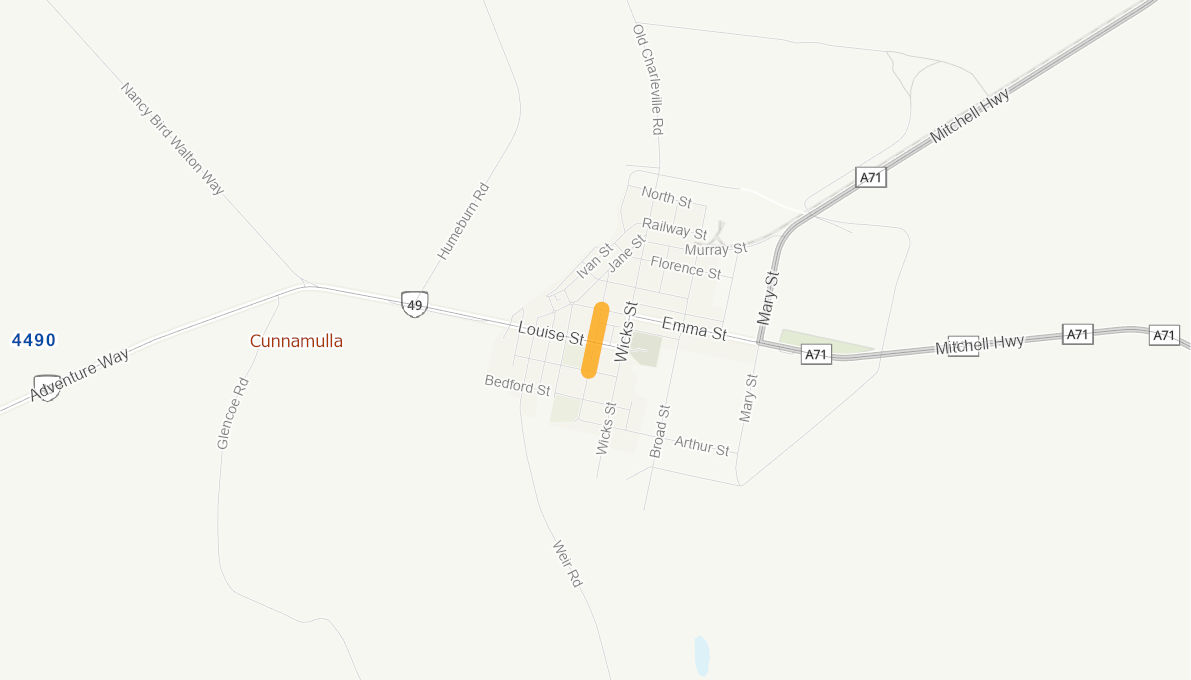 Watson Street Cunnamulla (Urban) 11120320QLDRTR Infrastructure