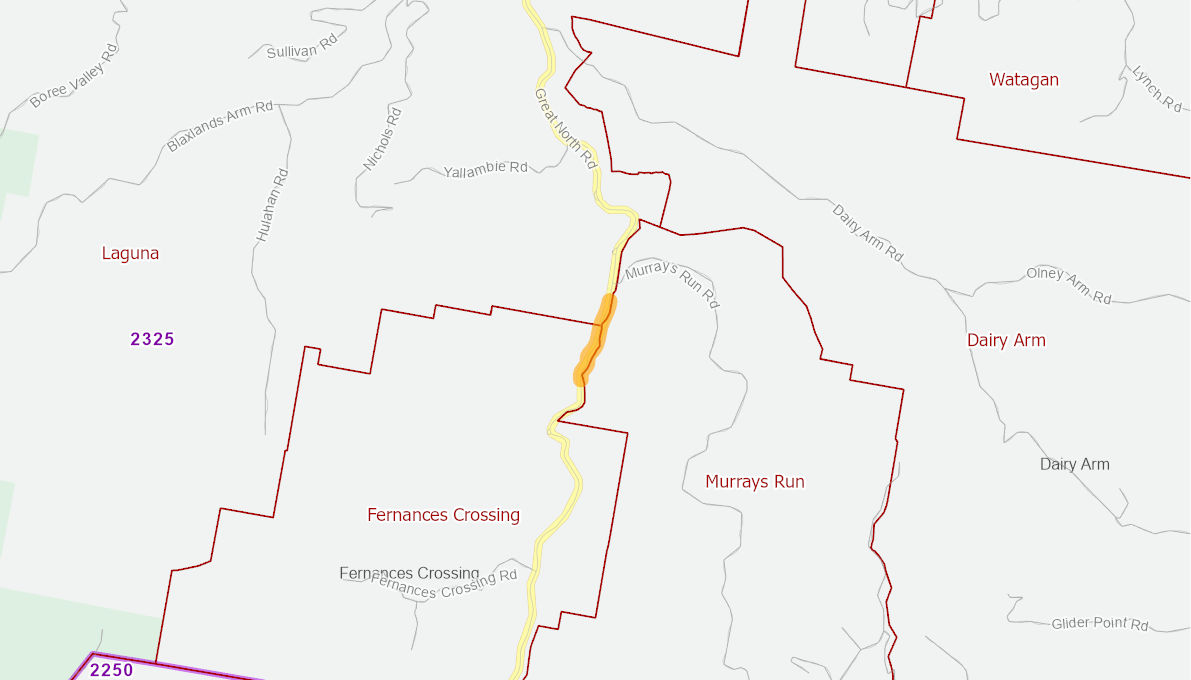 Great North Road - near Murrays Run Road - LAGUNA - 113065-21NSW-BS ...