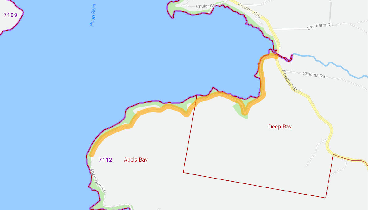 Abels Bay Road, Deep Bay 11433621TASRTR Infrastructure Investment