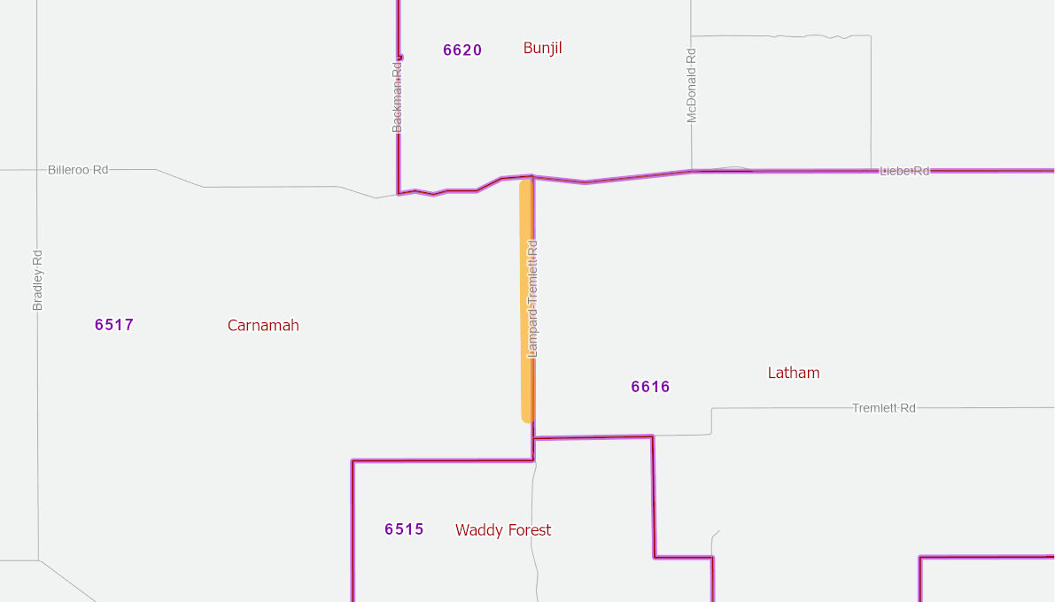 LampardTremlett Road, (rural road) 11683421WARTR Infrastructure