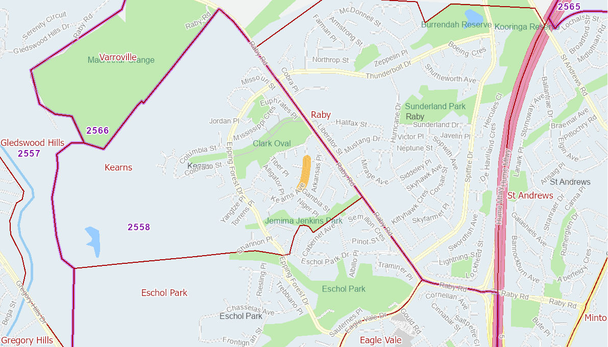 Kearns Avenue 11861421NSWRTR Infrastructure Investment Program