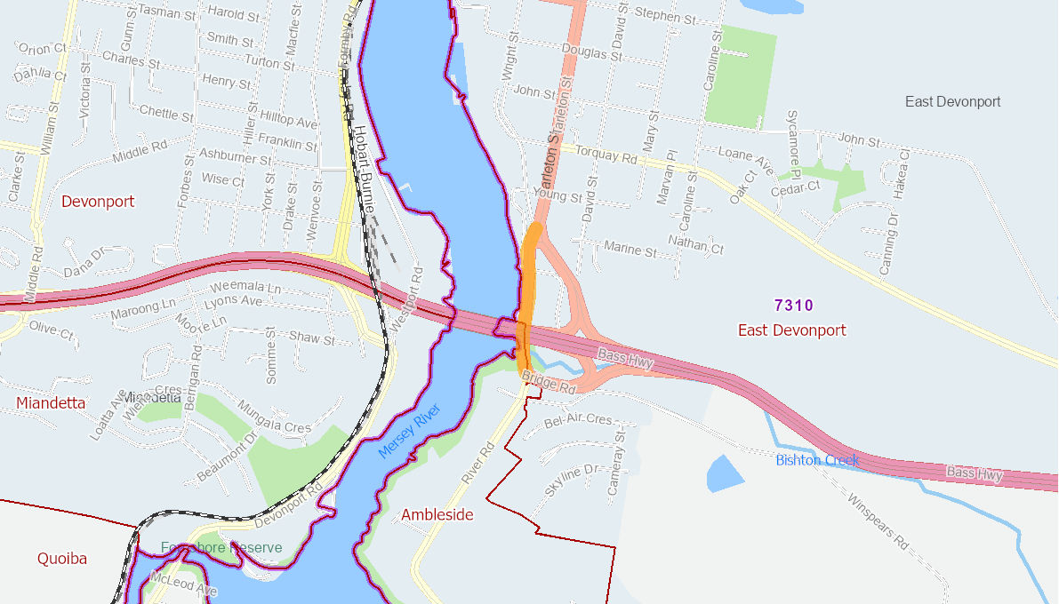 Tarleton street, Devonport 11905022TASRTR Infrastructure Investment Program