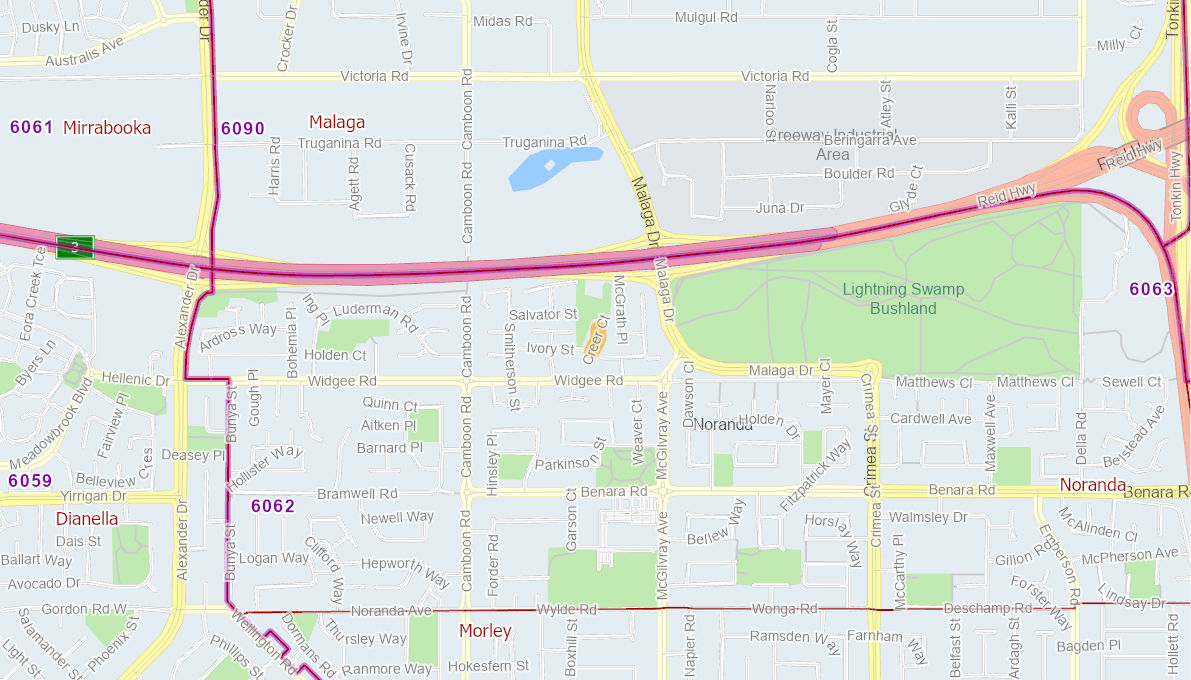 Creer Court Noranda - 124120-23WA-RTR | Infrastructure Investment Program