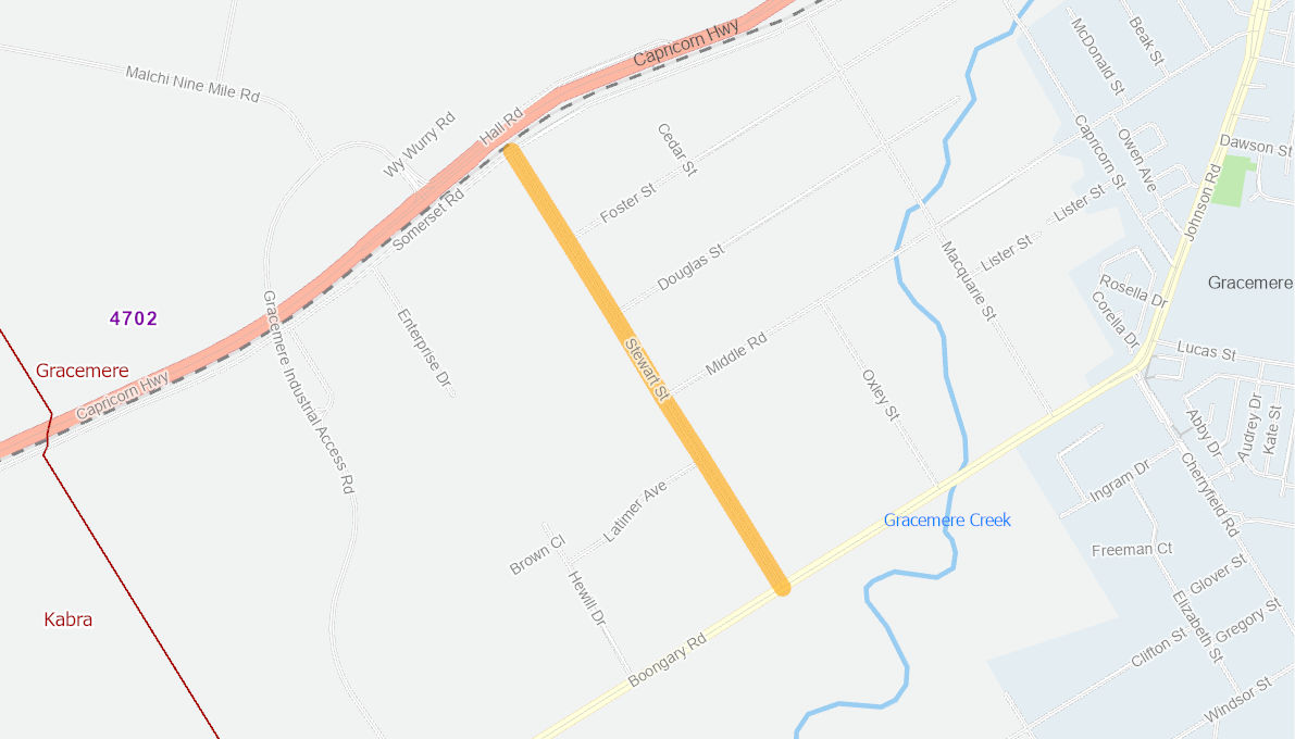 Stewart Street, Gracemere 12472023QLDRTR Infrastructure